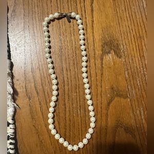 Kissaka Faux Pearl Necklace 18”